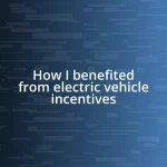 How I benefited from electric vehicle incentives